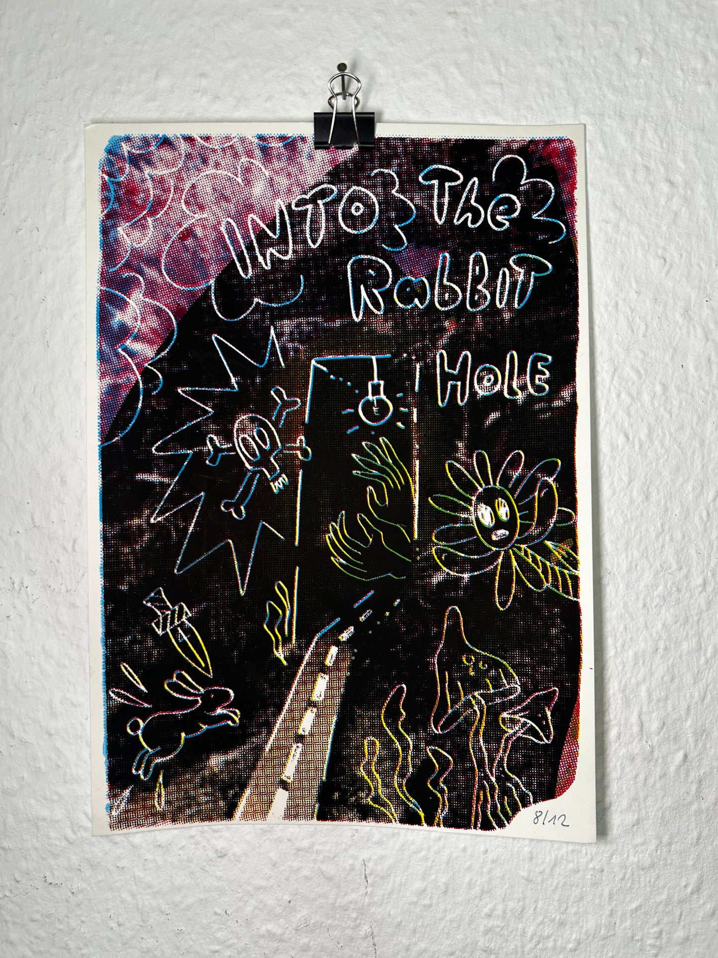 CMYK Druck Rabbit Hole – LIMITED EDTION