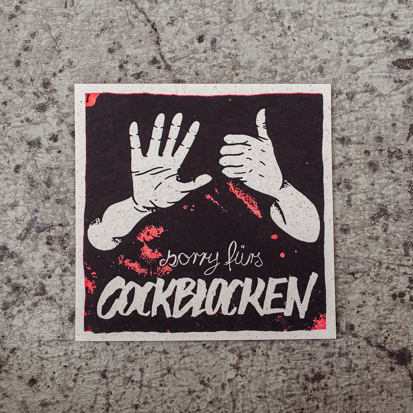 Roast Card – Sorry fürs Cockblocken