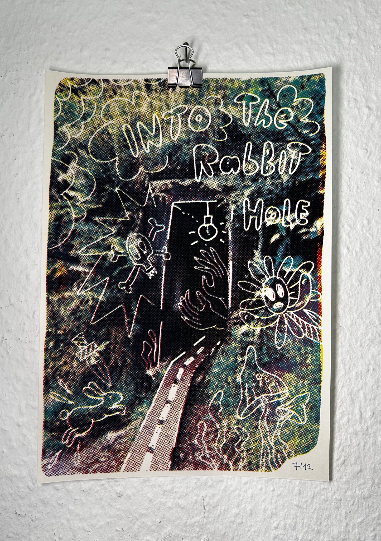 CMYK Druck Rabbit Hole – LIMITED EDTION