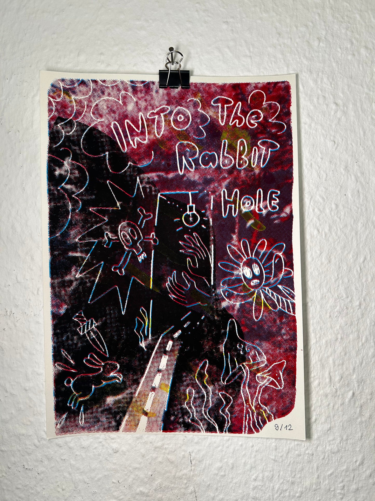CMYK Druck Rabbit Hole – LIMITED EDTION