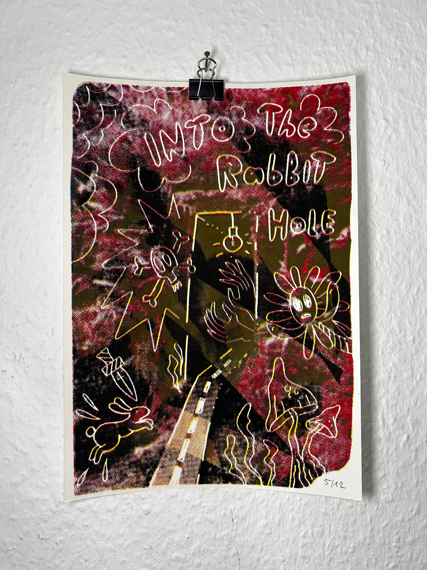 CMYK Druck Rabbit Hole – LIMITED EDTION