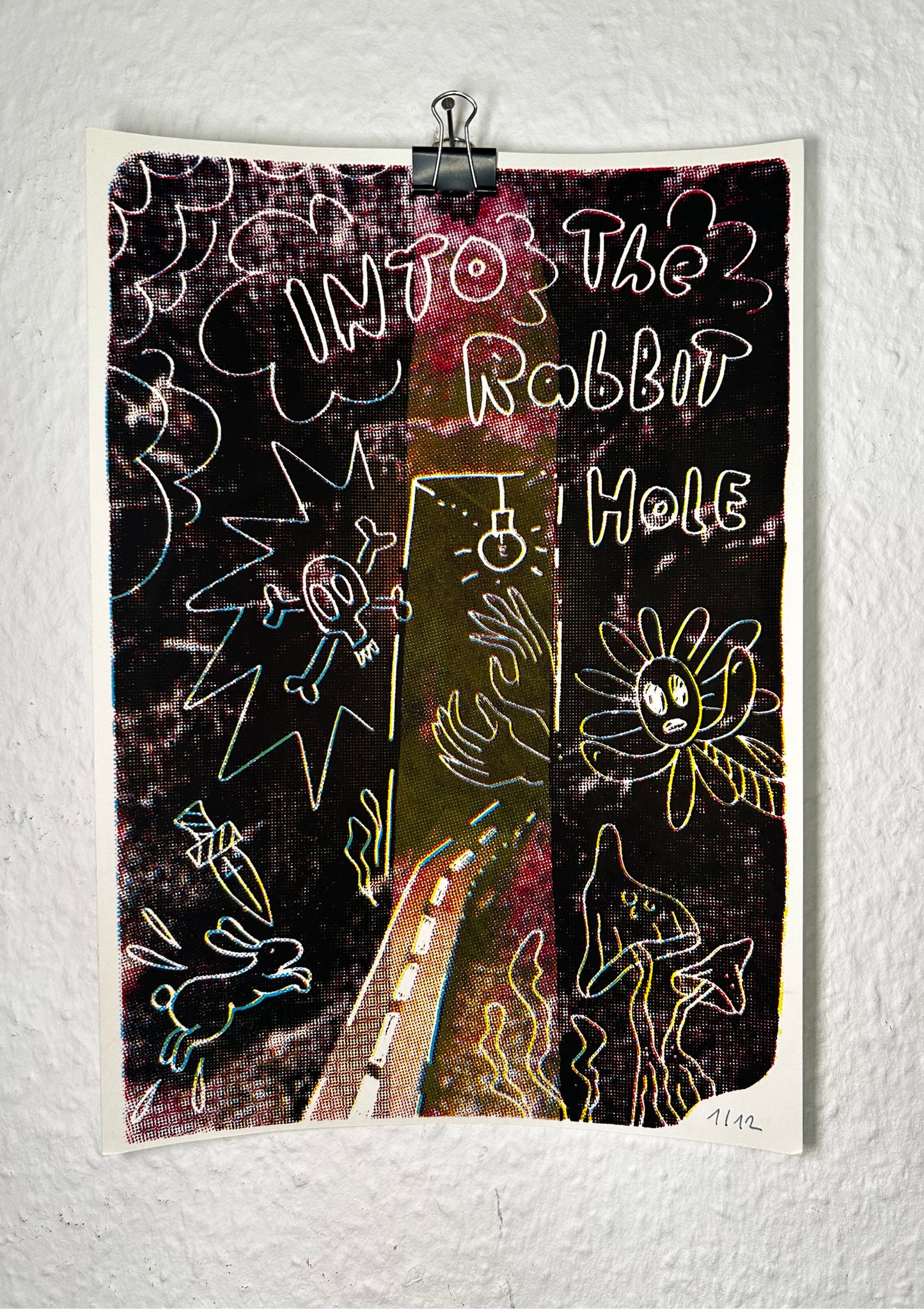 CMYK Druck Rabbit Hole – LIMITED EDTION